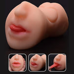 Mini Male Masturbator Male Sex Toys For Men, Male Masterburbater Sex Toys With 3D Textured Mouth Vagina Anus, 3 In 1 Male Stroker For Men Masturbation, Realistic Sex Doll Pocket Pussies Adult Sex Toys