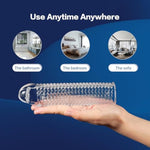 Fit-Max 4Pcs Reusable Penis Extension Sleeve Set,Penis Enlargement Silicone Sleeves Girth Male Erection Enhancement,Handjob Glans Training Tool,Penis Ringsleeve Enlargement Sex Toys For Men