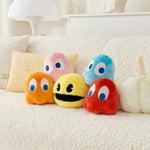 6Inches Pac Plush Toy, Ghost Stuffed Plushes,Set Of 5 Toys Can Be Used For Party Decoration, Soft And Comfortable Stuffed Animal, Suitable For Birthday Gifts, Children'S Day Giftsetc.
