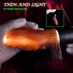 Penis Sleeve With Cock Rings Penis Extender, Pink Silicone Tentacle Fantasy Hollow Penis Prolong Enlargement Reusable Adult Sex Toys For Men Couples