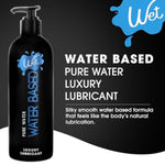 Silver Water-Based Lubricant | Long-Lasting, Original Premium Formula | Vegan, Ph-Balanced, Hypoallergenic, Paraben-Free, Non-Staining | Lube For Men, Women & Couples, 16 Fl Oz