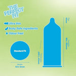 100% Silicone Lube + Two 12 Packs Of Ultra Thin Natural Latex Condoms