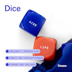 Dice By Dame - Couples Game For Fun And Romantic Date Night To Spice Up Your Relationship - 2Pc Intimacy Dice Game