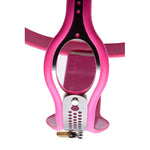 Pink Stainless Steel Adjustable Female Chastity Belt