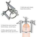 Urethral Dilator Stainless Steel Sounds Penis Plug Adjustable Stretcher Bdsm Sexual Tool Urethral Sounding Rods Masturbator Adult Sex Toys For Men Male