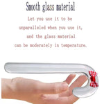 Glass Dildo Adult Sex Toy,Crystal Anal Butt Plug Unisex Pleasure Wand Glass Sex Toy Wand Double-Ended Butt Plug Anal Beads G-Spot Stimulation To Dildo Anal Butt Plug For Men Women