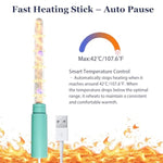 108°F Heating Rod For Sex Doll Torso Male Masturbator, Smart Temp Control Heating Stick For Male Toys, Auto-Cleaning Heating Wand For Sex Toy, Rapid 5-Min Heat-Up Warmer For Vagina Anal - Usb Charging