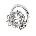 Penis Cage For Sex Metal Chastity Cage With Spikes Sexual Chastity Devices For Male Chastity Devices With Invisible Lock 50Mm