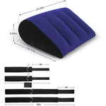Sex Bondage Pillow Handcuffs Restraints Set - Bdsm Thigh Wrist Cuffs Inflatable Sex Position Pillow Sex Furniture Couples Toy Bdsm Bondage Restraint Kit Adult Sex Toys For Women And Couples(Blue)