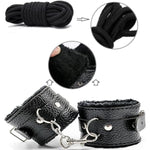 Bondage Sets 10 Pcs Bdsm Leather Bondage Sets Sm Ties Leather Bondage Sets With Eye Masks Sex Cuffs Whips Nipple Clamps Mouth Plugs Extreme Bedtime Bondage Sex Toys,Adult Games Sex Toys
