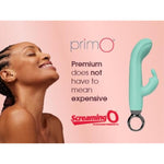 Primo Rabbit – Rechargeable G-Spot & Clitoral Vibrator For Women, Waterproof Dual Stimulating Toy – Vibrador Para Mujer, Green