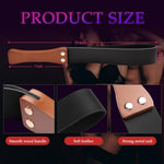 Adult BDSM Role-Playing Paddle Whip with Comfortable Wooden Handle