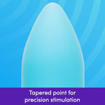 Excite Bullet Vibrator - 3.5 Inch Powerful Mini Massager - 10 Function Single Button Control Quiet Bullet Vibrator For Women – Waterproof & Travel Proof Adult Pleasure Toy – Blue