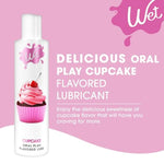 Frosted Cupcake Premium Flavored Edible Lube For Men, Women And Couples | Long-Lasting, Condom Safe, Sugar Free, 9 Fl Oz