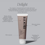 Delight Organic Oil Based Lube - Fda Cleared Intimate Lubricant With Coconut, Cocoa Butter, Sea Buckthorn - Natural Lubrification For Women & Men - Fragrance Free 3Oz/88Ml