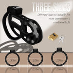 Male Chastity Cage, Lightweight Cock Cage Device, Large Chastity Device With 3 Sizes Rings, Penis Training And Abstinence Bdsm Sex Toys For Men?M?