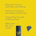 Personal Lubricant With Aloe & Hemp, Ph-Balanced, Toy & Condom Compatible + Charcoal Exfoliating Bum & Body Mask With Bamboo Charcoal & Volcanic Micro Exfoliants For Silky Smooth Skin