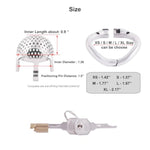 Super Small Male Cock Cage Chastity Belt 304 Steel Stainless Easy To Wear Adult Game Sex Toy T1850 50Mm