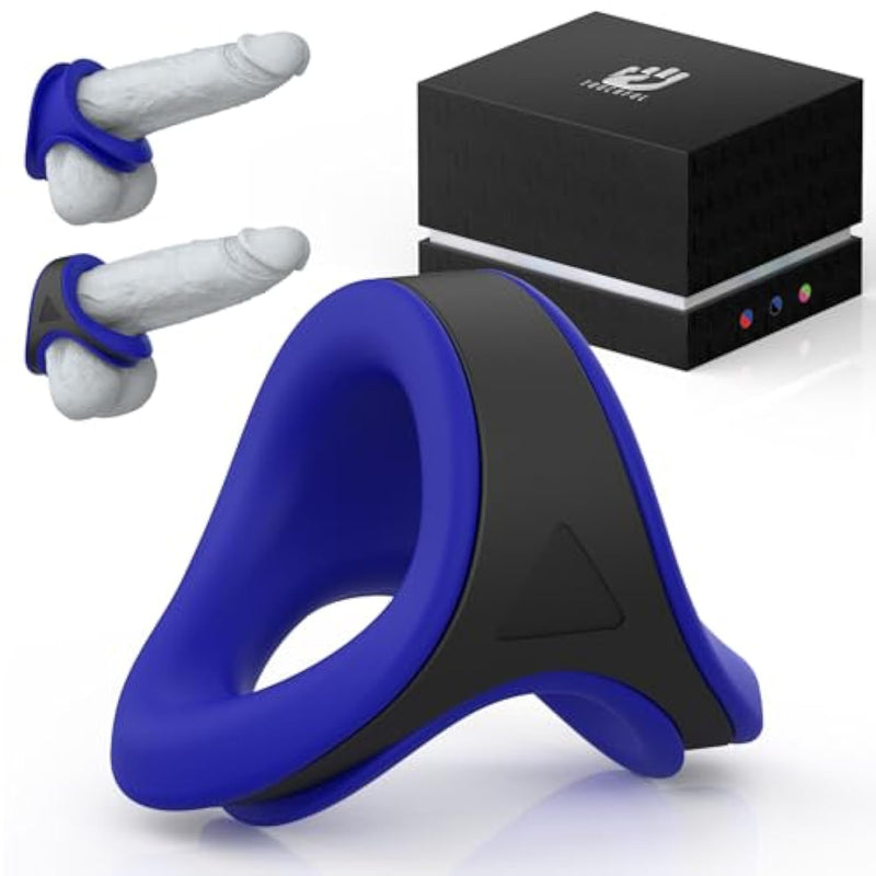 Sex Toys Silicone Penis Ring Cock Ring Set, 2In1 Cockring Adjustable Tightness For Erection Enhancing Long Lasting Stronger For Longterm Wear/Hardcore Sex, Adult Sex Toys For Men Or Couple Pleasure