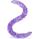 Double Ended Dildo Anal Dildo, 23.2” Long Dildo With Clear Purple Flexbile Big Dildos, Monster Double Sided Dildos & Large Anal Plug, Adult Sex Toy Lesbian Couples Gay Women Clitoral Stimulator