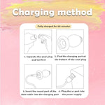 Bunny Tail Butt Plug Vibrator, Soft Silicone Anal Plug With Pink Faux Fur, Wireless Remote Control Design, Rabbit Tail Trainer For Adult Sex Toys For Role Play Cosplay Women, Men And Couples, Cute Sex