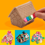Mini Gingerbread House Building Kit with 8 Cans, Arts & Crafts Toy Ages 5+
