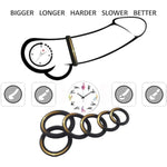 Penis Ring Cockring Enhances Erection - 6 Different Size Penis Rings Cockrings - Adult Sex Toys For Men - Super Soft Premium Quality Silicone