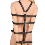 Bdsm Restraints Sets Neck To Wrist Body Harness Straps Adjustable Pu Leather Ropes Adult Sex Toys Fetish Flirt Bondage Kit For Couples Women Men