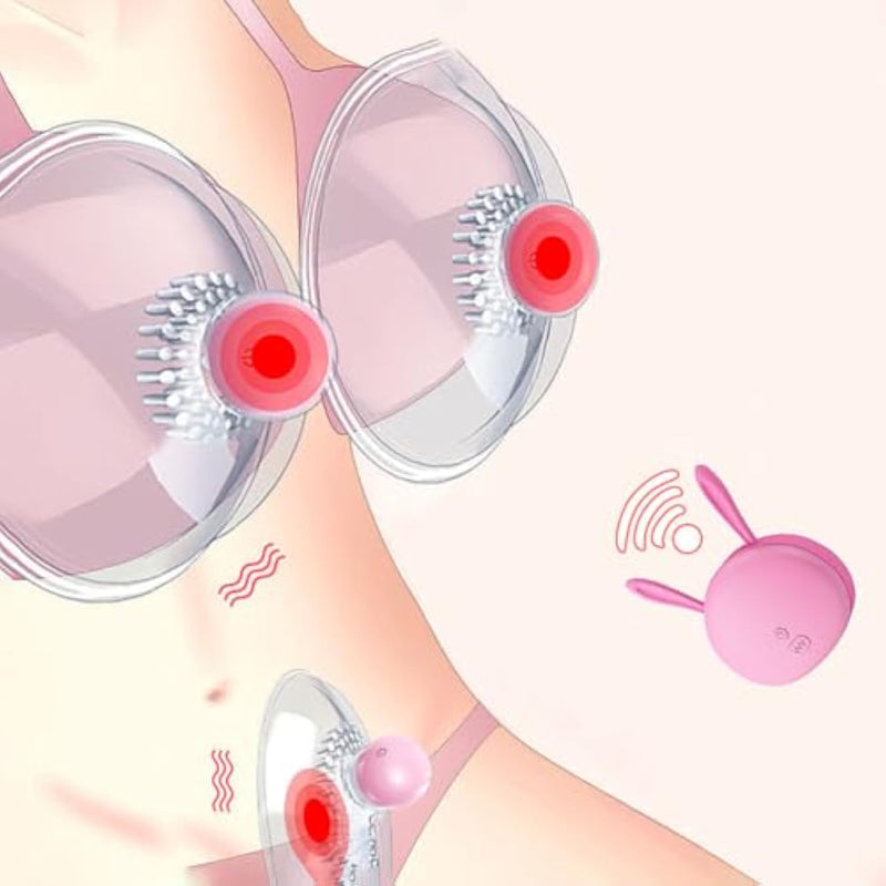 Nipple Toys Sex Toy for Women, Clit Sucker Nipple Vibrators for Clitoral Nipple Massager, Vibrating Nipple Clamps, 3 IN 1 Nipple Stimulator Nipple Suckers Adult Sex Toys for Women Couples Sex Pleasure