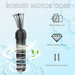 Bullet Vibrators For Women, Mini Vibrator Comes With 3 Different Silicone Heads, Ipx7 Waterproof, Usb Rechargeable - Personal Massager With 10 Vibration Settings (Black)