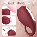 Adult Sex Toy Vibrator, Licking Vibrator, 7 Tongue Licking Modes, Tongue Sex Toy Vibrator, Womens Sex Toys, Clitoral Nipple Stimulators, G-Spot Sex Toys For Women And Couples