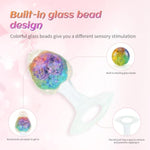 Silicone Crystal Anal Plug For Adults, Large Wearable Butt Plug For Anal Training- Comfort Soft Anal Sex Toys For Beginner & Advanced Users