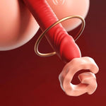 Thrusting Vibrator Silicone Dildo With Clitoral Stimulator 10 Licking Vibration G Sopt Massager With 10 Thrust Modes Vibrating Heated Adult Sex Toys For Women And Couples