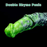 Dual Harmony Double-Ended Dildo- Silicone Horse&Wolfdog Design,Realistic Dual-Sided Dildo With Texture For Men Women,Fantasy Adult Sex Toys For Couples (D301-Lv-F)