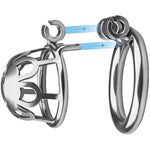 Stainless Steel Male Chastity Cage, Chastity Device For Men, Locked Cock Cage, Penis Cage, Sm Bondage Gear, Chastity Sex Toy (1.77 Inch)