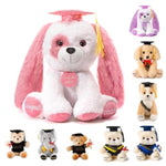 Graduation Gift 8 Inch Graduation Stuffed Animal Graduation Plush Stuffed Animal (Pink)