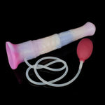 11.22'' Huge Horse Dildo, Lifelike Animal Ejaculating Dildo, Silicone Squirting Dildo With Suction Cup, Flexible Dildo Adult Sex Toy For Couples, Light Purple