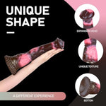 Realistic Horse Dildo 11 Inch Large Silicone Long Dildo Vaginal G-Spot Stimulation Anal Plug Realistic Animal Penis Adult Sex Toys