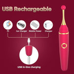 Sex Toys For Women Couples Pen Vibrator Massager Wand, Adult Toys Female Clitoral Vibrators, Nipple Clit Stimulator G Spot Dildo Vibrater, Sex Novelties Sexual Pleasure Tools For Women (Pink)