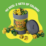 Trash Dice - Fast-Paced Family Dice Game | Exciting 2-Player Board And Dice Game With Trash Can And Dice Set | For Travel, Party, And Games Night
