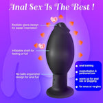 Sex Toys Anal Dildo Vibrator Prostate Massager, Inflatable Butt Plug Anal Toy, Vibrating Suction Cup Huge Dildo Thick Dildos Sex Toy, Anal Training Stretcher Extender, Adult Sex Toys & Games