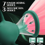 Adult Vibrator Sex Toy Dildo Massager Wand Women Nipple Licker Clitoral Up And Down Stimulation G Spot Vibrator Female Sex Game Devices With 3 Sucking & 7 Licking & 10 Vibrating & 3 Thrusting Dildo