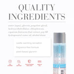 H?O Warming Lube – Water Based Warming Personal Lubricant For Couples & Intimacy – 4 Fl Oz