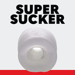 Doc Johnson The Super Sucker - ULTRASKYN Masturbator - Pocket Pal - Open-Ended Stroker - Proudly Made In America - Frost