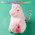 Realistic Sex Doll Torso for Men - Sheep Animal Male Masturbator with Tight Vaginal, Deep Anal, Full Size Cute Lamby Sex Toy Pocket Pussy Male Stroker Adult Toy for Men Women Sex Pleasure White 4.6 lb