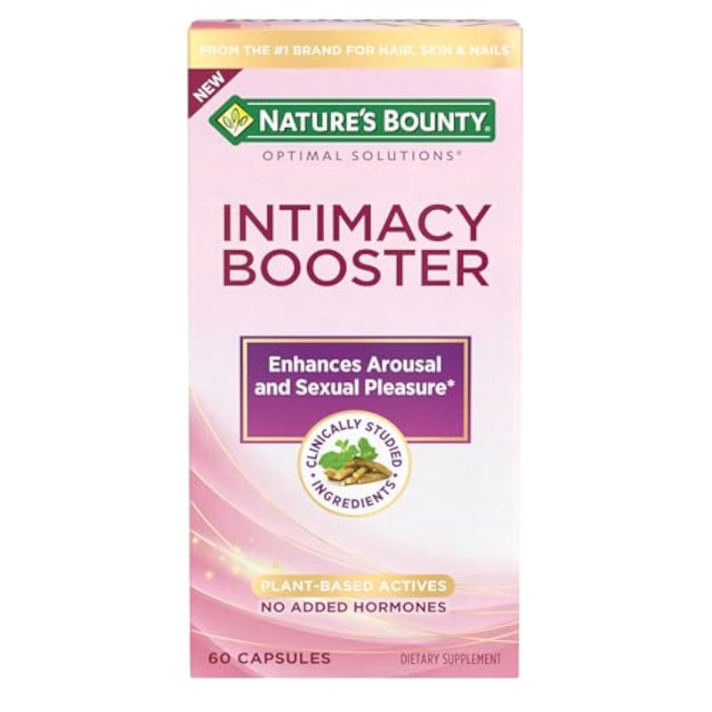 Optimal Solutions Intimacy Booster, Clinically Shown To Enhance Sexual Pleasure And Arousal, 60 Capsules, 30 Total Servings