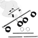 Bdsm Spreader Bar Couples Sex Toys, Bondage Restraints With Adjustable Handcuffs, Adjustable Bdsm Sex Bar Toys Detachable, Bondage Set Adult Sex Toy For Couple