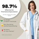 Prolongex Delay Spray, Non-Numbing To Help Men Last Longer In Bed - Climax Control For Better Sensation - Sex Accessories For Adults Couples, 30 Ml Bottle With 240+ Sprays