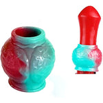 Multi Color Silicone Made Big Knot Penis Ring Sleeve Knotty Optional Size For Choose (S)