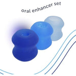 Oral Enhancer & Personal Stroker 3 Piece Set, Made Of Body-Safe Silicone, Waterproof, For Men And Women